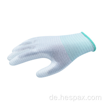 Hesspax anti statische schwarze Nylon -Pu esd -Handschuhe